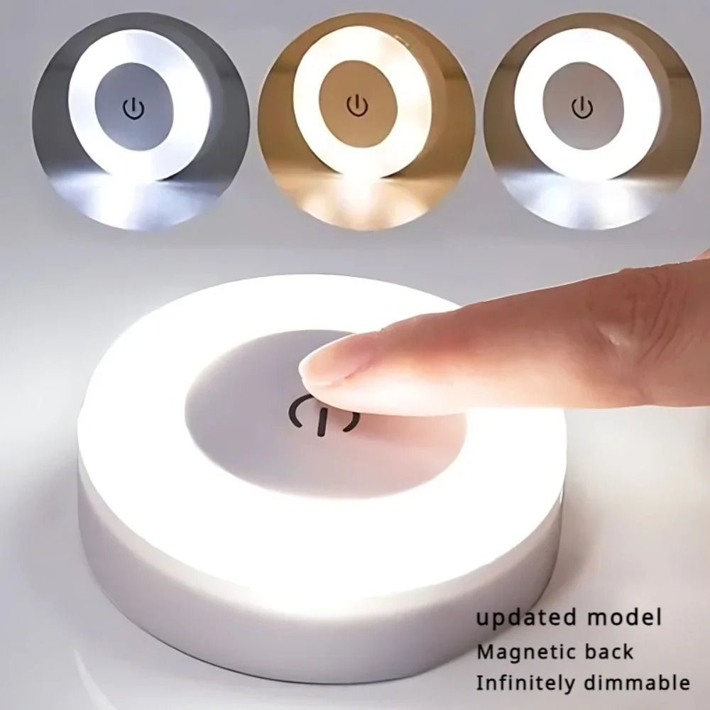 USB Rechargeable LED Night Light For Living Room And Bedroom white Light