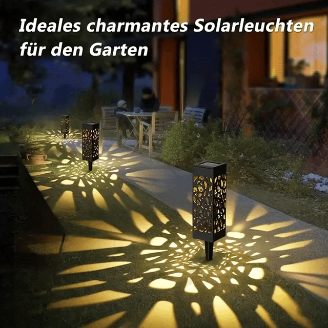 SolarLumen Hollow Out Garden Stake Lights 6 Pack Decorative Waterproof Outdoor Landscape Lighting SolarLumen Hollow Out Garden Stake Lights 6 Pack Decorative Waterproof Outdoor Landscape Lighting