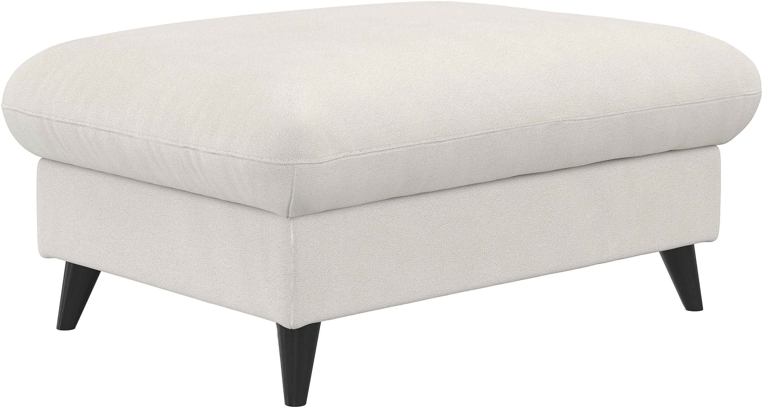 Hocker COTTA "Pike Hocker mit Stauraum", bianco, Leder PAMPAS, GEDECKTES RINDSLEDER, Hocker, Hocker, Stauraum