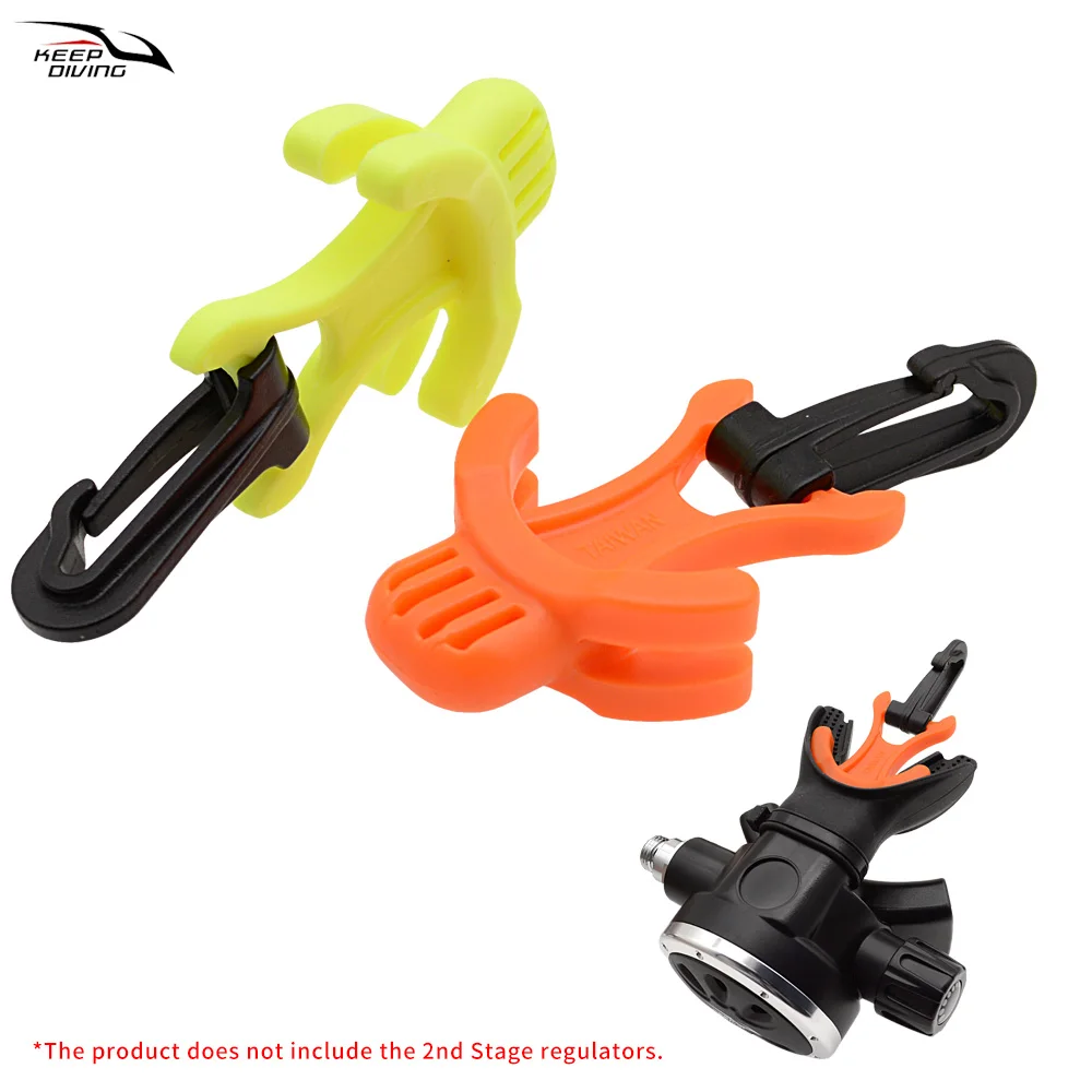 1PCS Scuba Tauchen Octopus Regler Mundstück Halter Quick-Release Halter Für 2nd Stufe Regler Retainer Clip DiveAccessories Image