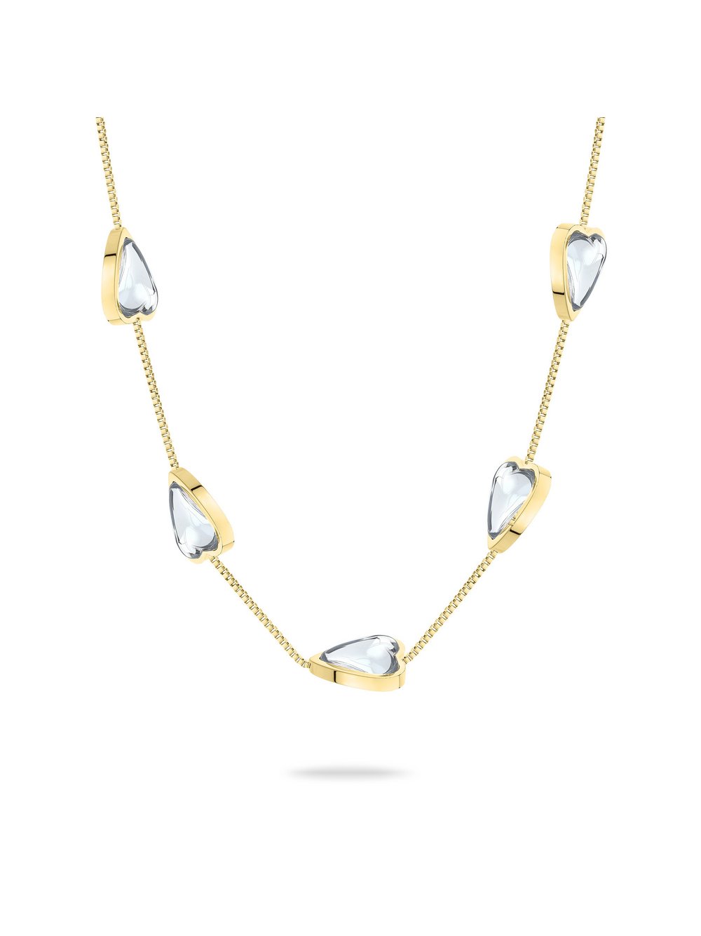 Liebeskind Berlin Kette Glass Heart Damen gold, ONE SIZE Image