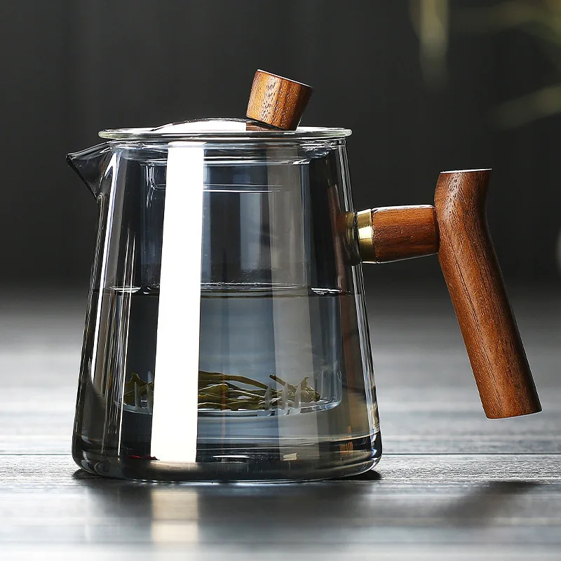 Household Glass Teapot High Temperature Resistant Tea Water Separation Single Pot Kung Fu Tea Set