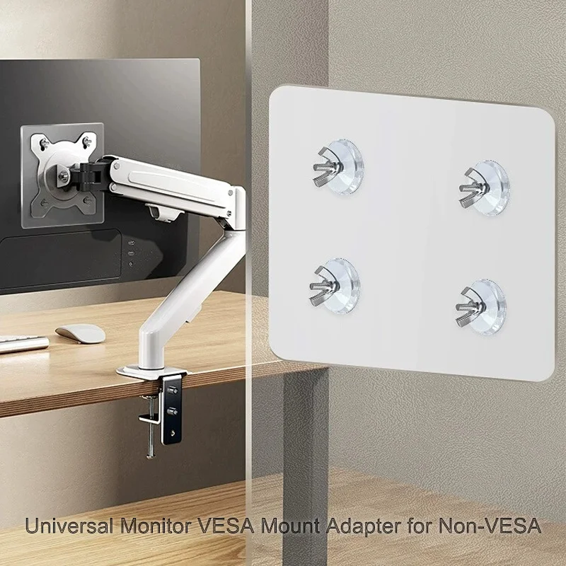 VESA-Montageadapter-Halterungssatz, nicht VESA-Montage, universell für 75-VESA-Monitorarm-kompatibel Image