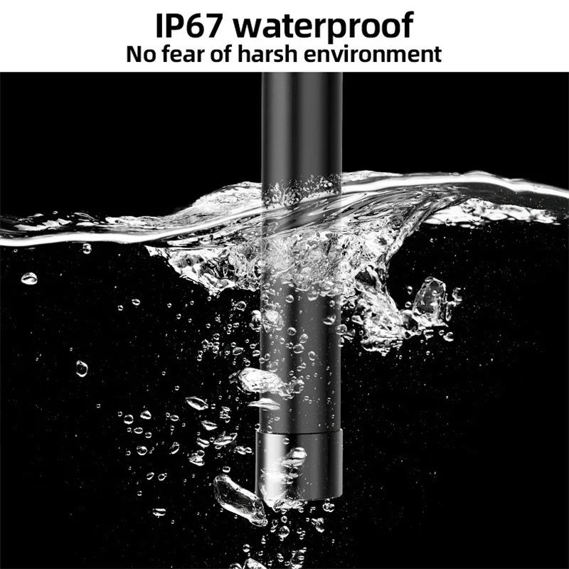 KERUI 3-in-1-Endoskopkamera für Android-PC, Hartkabel, Mini-Kamera, 7 mm, flexibel, wasserdicht, Inspektionsendoskop für Rohrleitungen Image