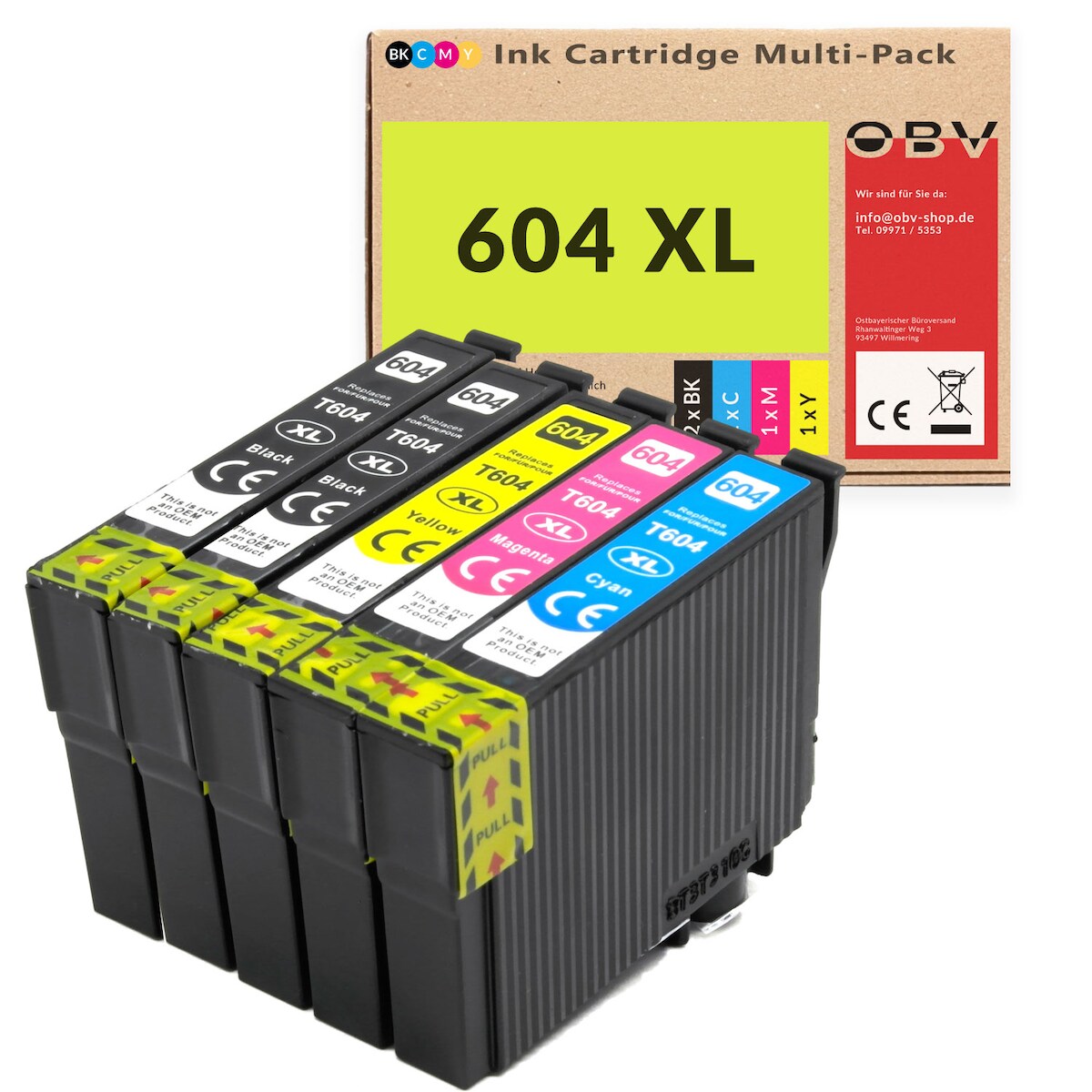 OBV kompatible Druckerpatronen für Epson 604XL für Expression Home XP-3200 Image