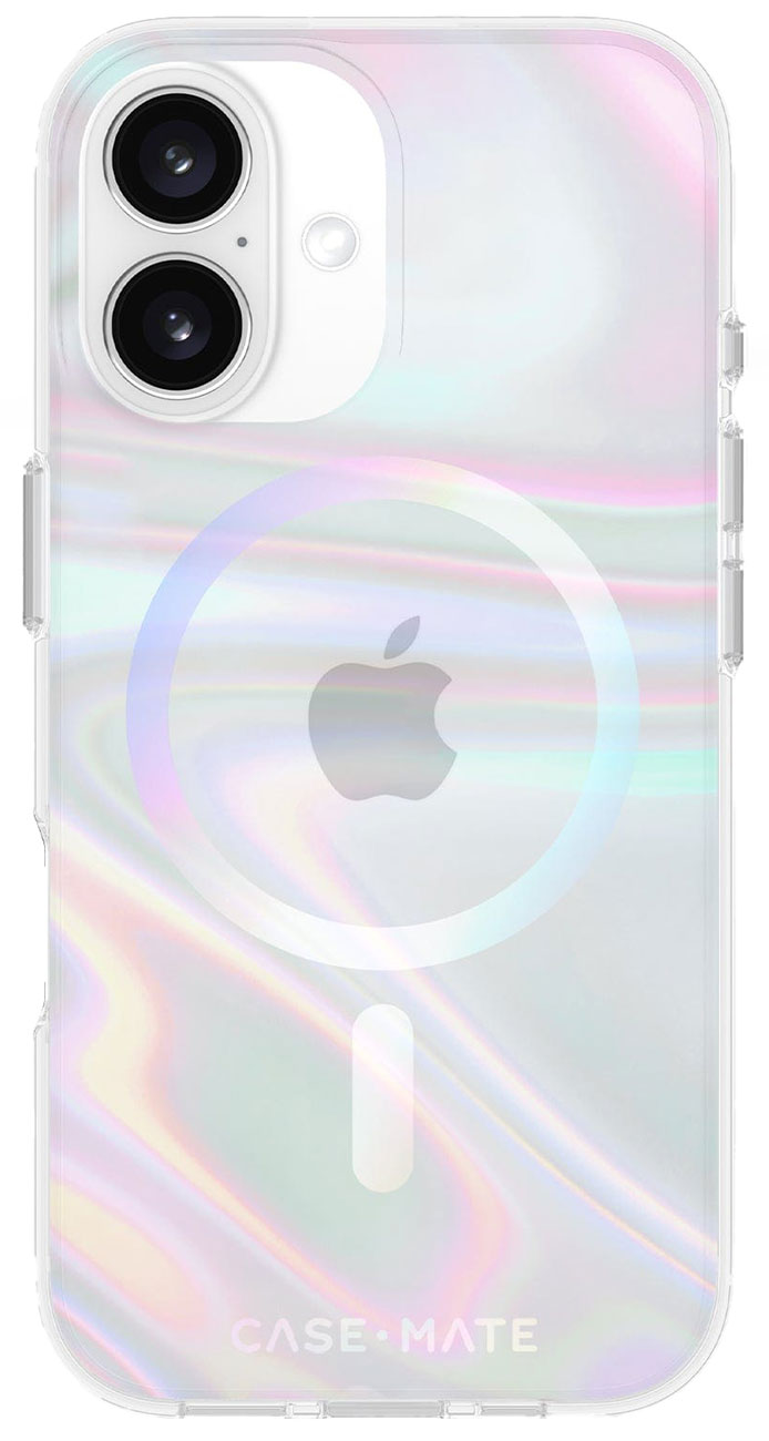 Case-Mate Cell Phone Case MagSafe for iPhone 16 in Soap Bubble
