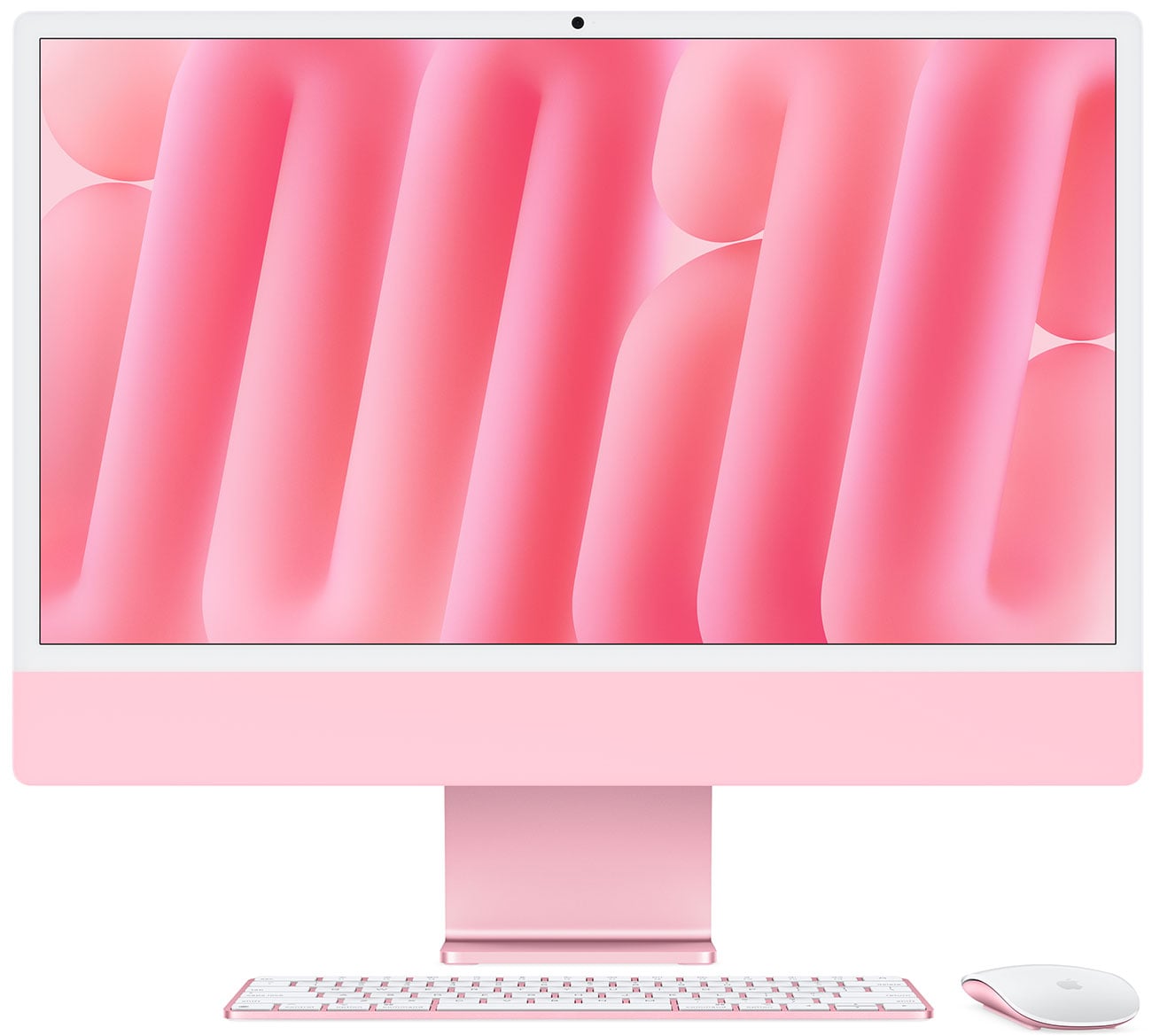 Apple 24-Inch iMac M4 8-Core 16GB RAM 256GB SSD 8-Core GPU Retina 4.5K Desktop Computer in Pink (Late 2024)