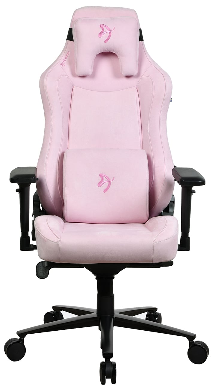 Arozzi Gaming Chair Vernazza Series Standard Supersoft in Pink PU Leather Finish
