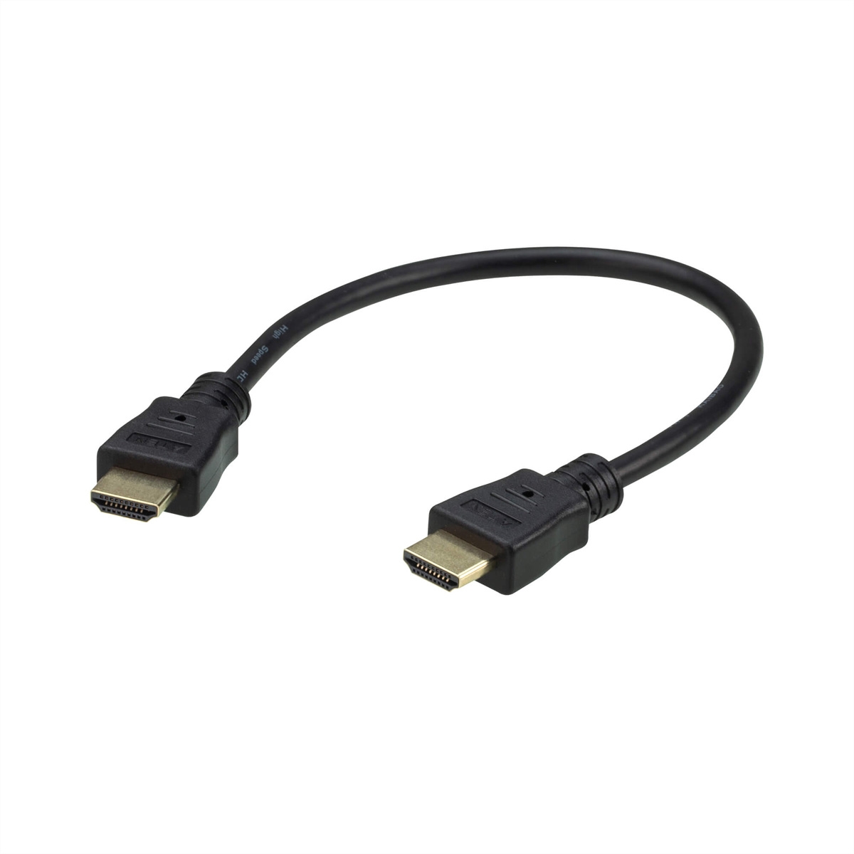 ATEN 2L-7DA3H High Speed True 4K HDMI Kabel mit Ethernet, schwarz, 0,3 m Image