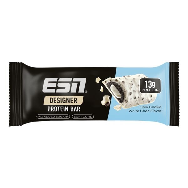 ESN Proteinriegel Designer »Dark Cookie white Choco« 45g Image