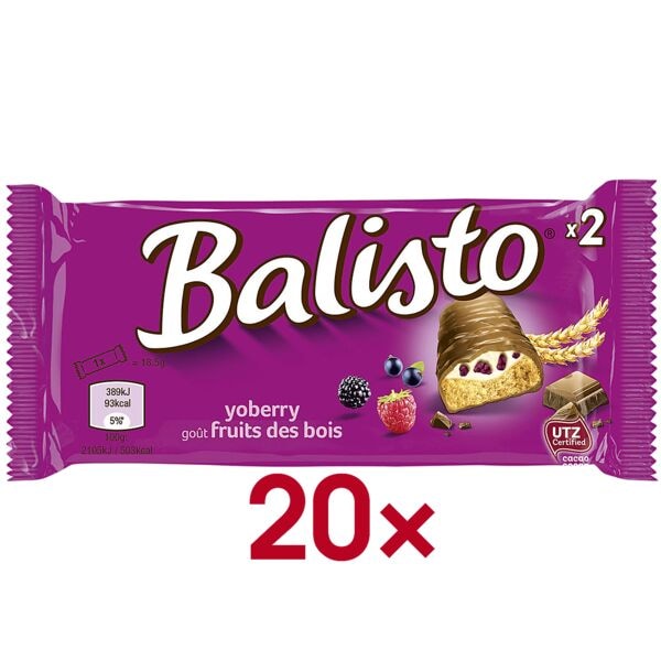 Balisto 20er-Pack Schokoriegel »Yoberry« Image