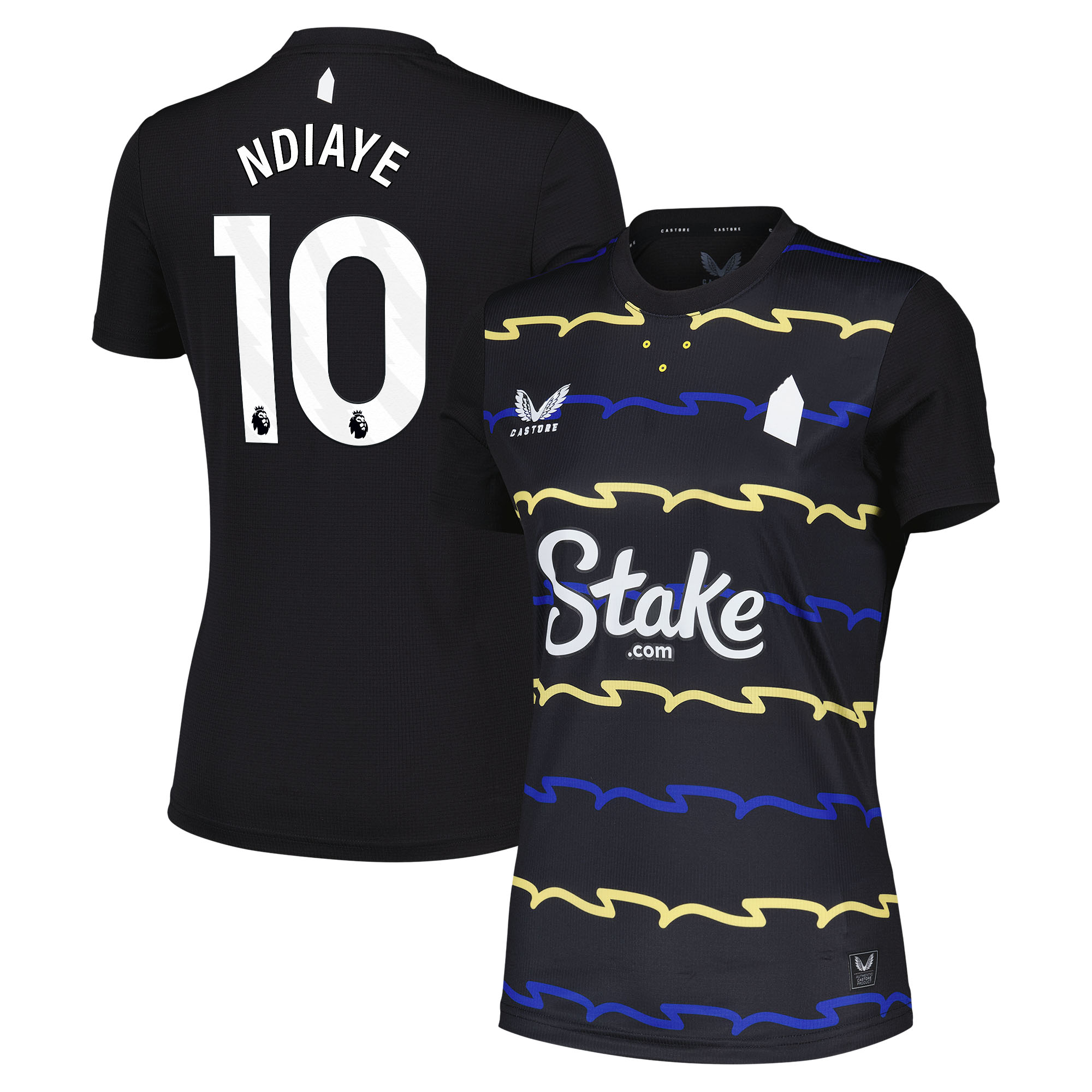 Everton Castore Pro Ausweichtrikot 2025-26 - Damen mit Aufdruck Ndiaye 10 Image