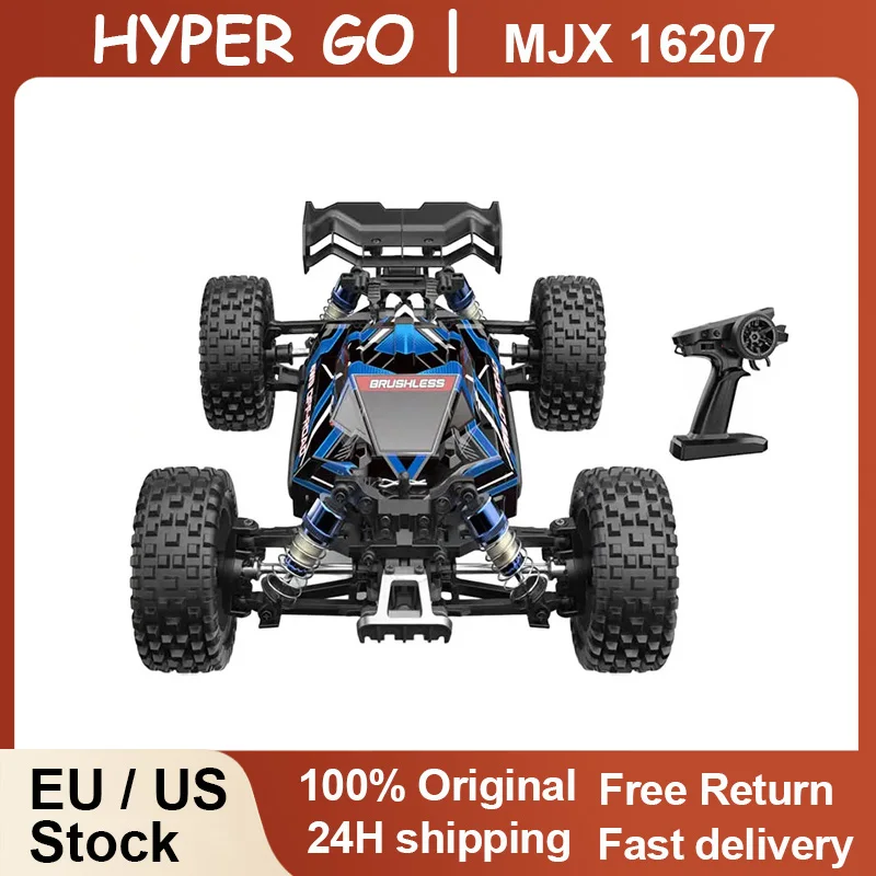 HYPER GO MJX 16207 1/16 RC Auto Bürstenlosen 2,4G 4WD Rennwagen Bürstenlosen 70 KM/h Off-Road Fernbedienung RC Lkw Hobby Spielzeug
