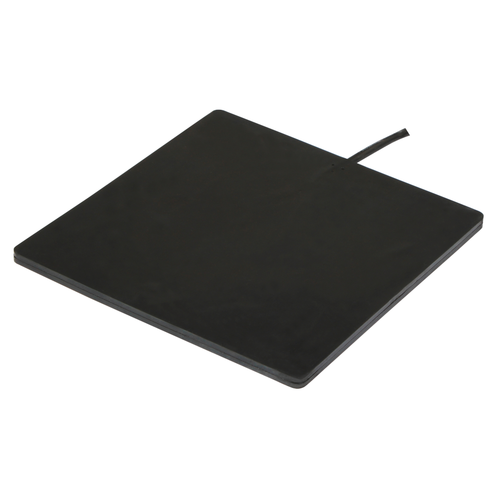 Kerbl Hobbyfarming Plaque chauffante en caoutchouc Abreuvoir à eau&Clapier pour lapins 24x24x0,7cm Oiseau