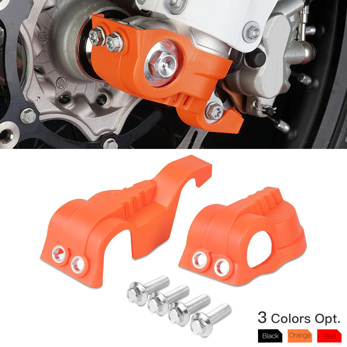 NICECNC Für KTM EXC 300 EXC 250 XCW TPI Für Husqvarna TE 300 TE 250 FE 350 2016-2024 Gabel Schuh Schutz Für GasGas EC 300 250 Image