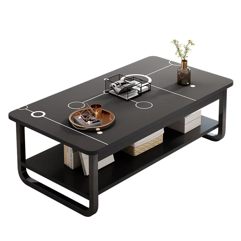 Couchtisch, Wohnzimmer, Haushalt, kleine Wohnung, Sofa, kleiner Couchtisch, einfacher Teetisch, einfacher moderner Miethaus-Balc