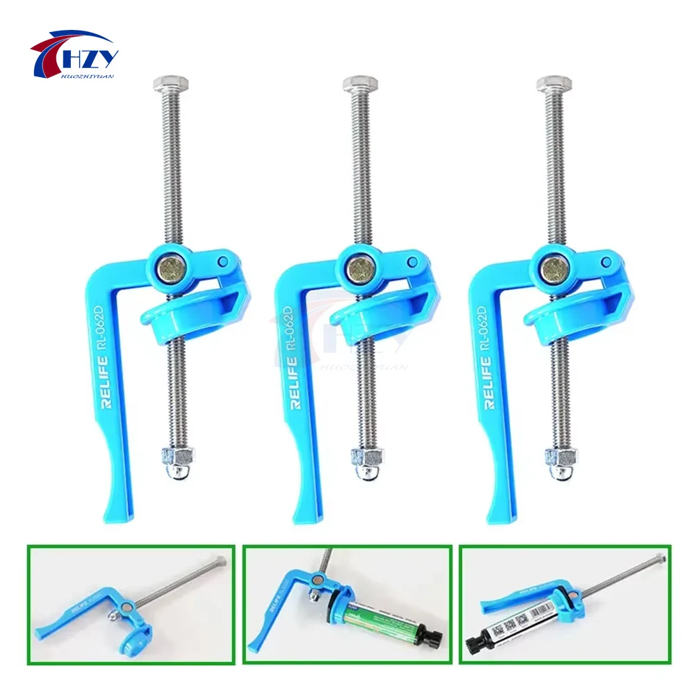 RELIFE RL-062D Klebepistole für 5~10CC Spritzenlötenöl, Lötpaste, UV-Lötmaskenöl, Kleber Handwerkzeug Image