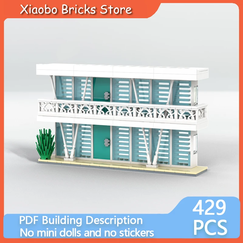 Magische Film Street View Modell MOC Gebäude Ziegel Dexter Wohnung Modulare Technologie Geschenk Urlaub Montieren Kinder Spielzeug Anzug Image