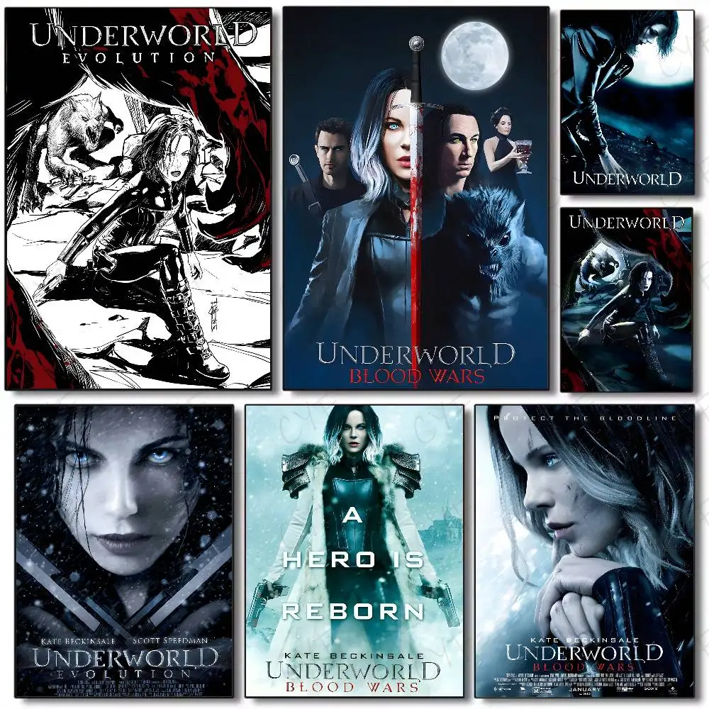 Action Pop-Filme U-Underworld Poster Kunst mit Drucken Zuhause Schlafzimmer Wohnzimmer Dekoration Geschenk Image