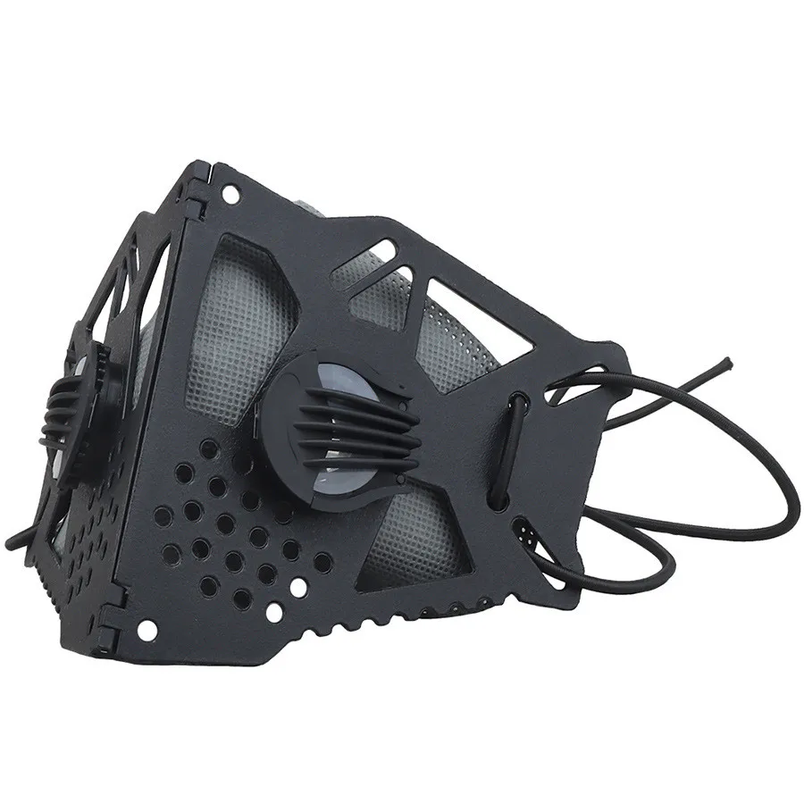 Taktische Techwear Gesichtsmaske Männer Frauen Halloween Cosplay Gesichtsschutz Radfahren Hip Hop Punk Halbgesichtsmaske Schwarz Rosa Khaki