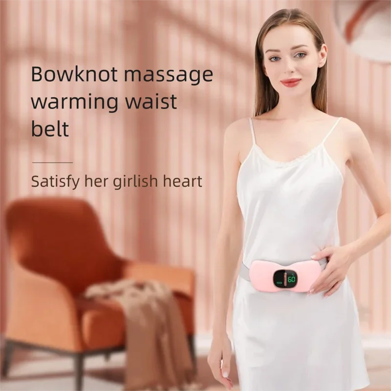 Ceinture de palais chaude pour femmes, Vibration à impulsion chauffante, soulage les crampes menstruelles et la ceinture hygiénique froide, soins de santé et de beauté