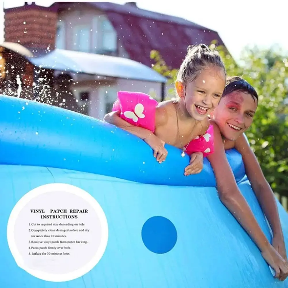 Repair Patches For Swimming Pools Pool Repair Kit PVC Self-Adhesive Underwater Repair Pool Patch Glue Swimming Pool Accessories