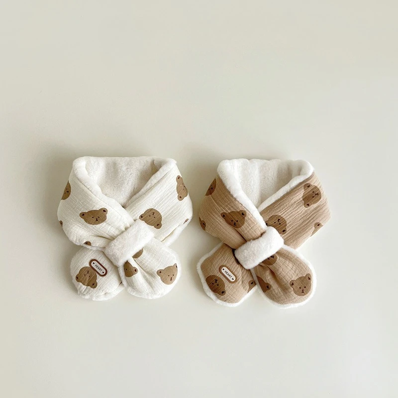 2025, neuer koreanischer Winter-INS-Kinderschal – süßer, super bezaubernder, winddichter, warmer Baby-Halswärmer, Großhandel erhältlich.