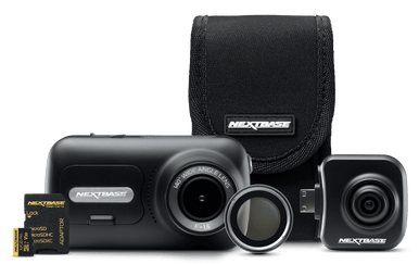 Nextbase 322GW Full View Bundle – Full HD Front & Rear View Dash Cam + 32GB SD, WiFi, Parking Mode, GPS, SOS, Dual Channel