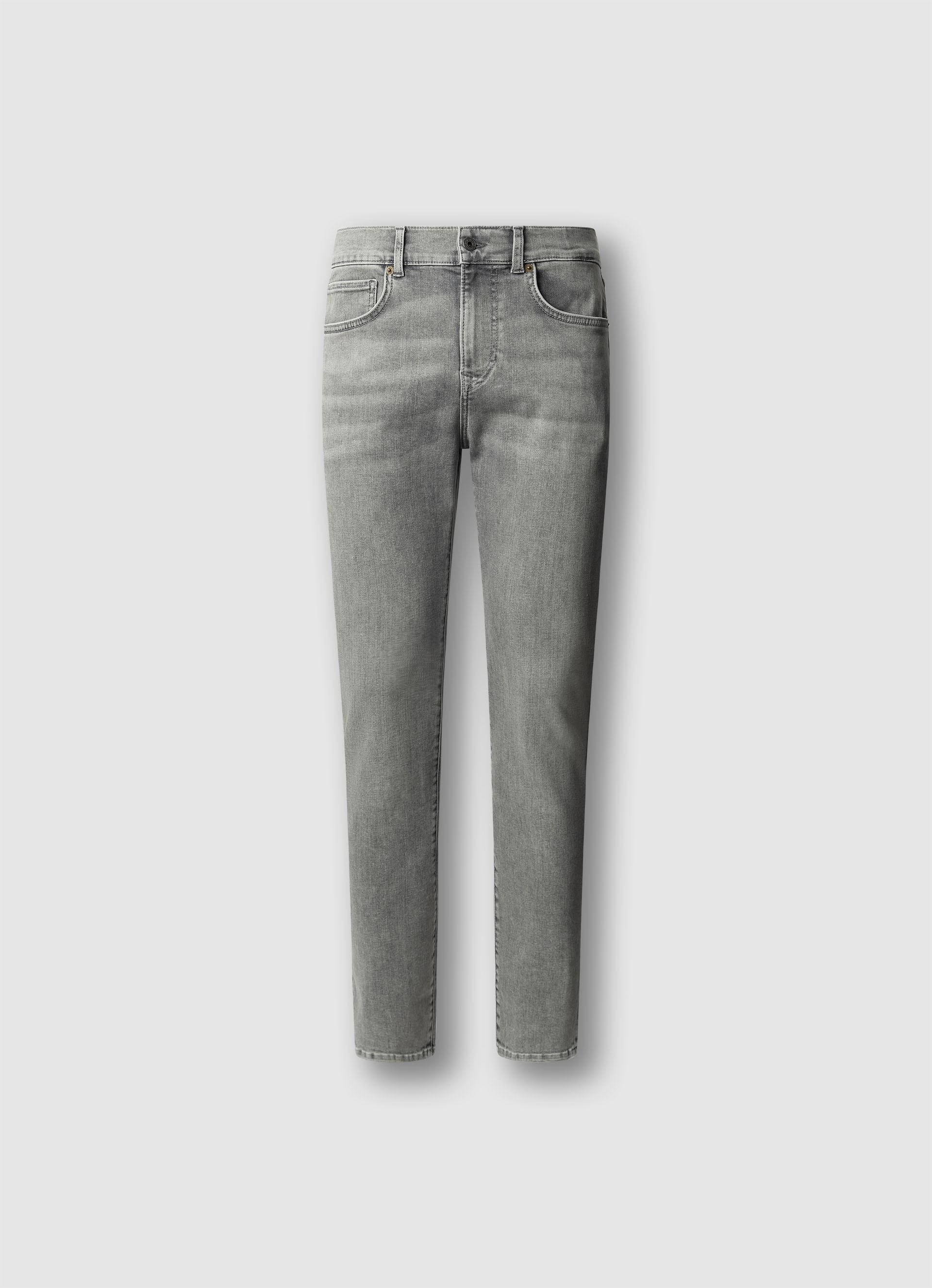 Slim-fit-Jeans PEPE JEANS "SLIM JEANS HATCH", Damen, Gr. 30, Länge 32, grau washed, Denim/Jeans, Obermaterial: 84% Baumwolle, 15% Polyester, 1% Elasthan, slim fit, Jeans Slim-fit-Jeans