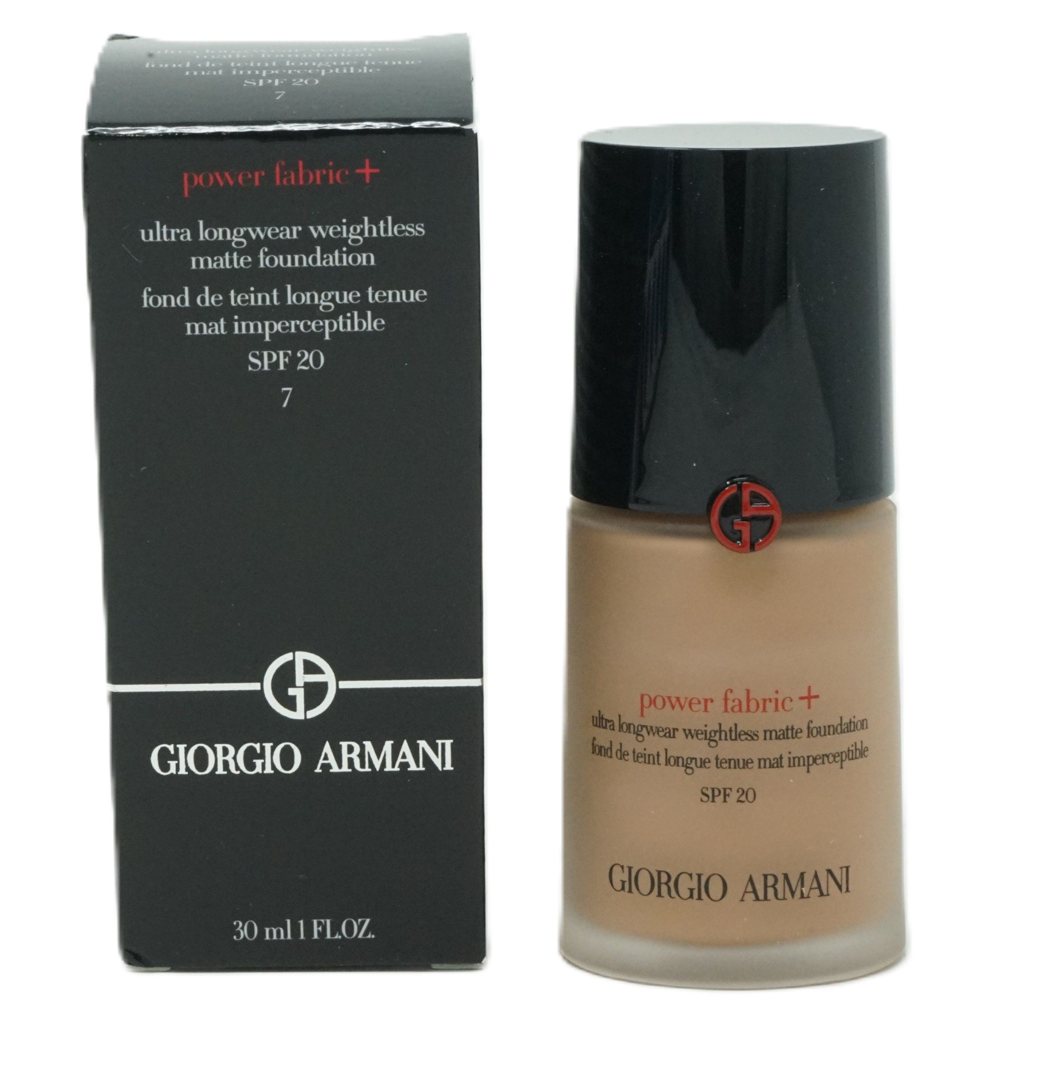 Giorgio Armani Power Fabric+ Fondotinta N.7, 30 ml l