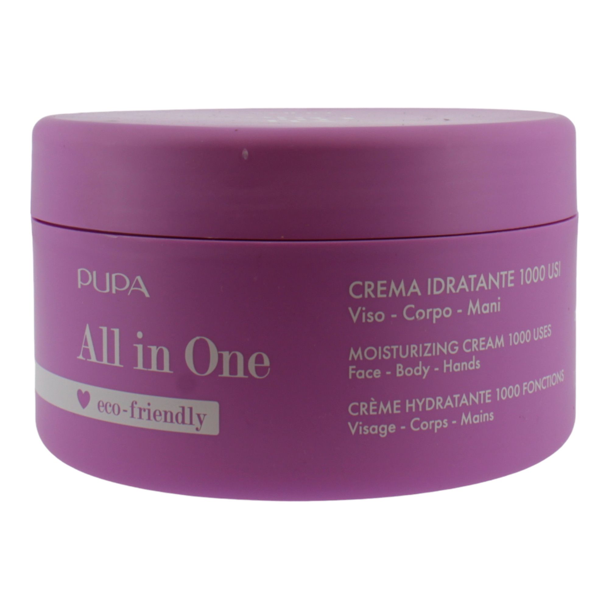 Pupa Milano All In One Crema Idratante 350 ml, Viso, Corpo e Mani 10x1