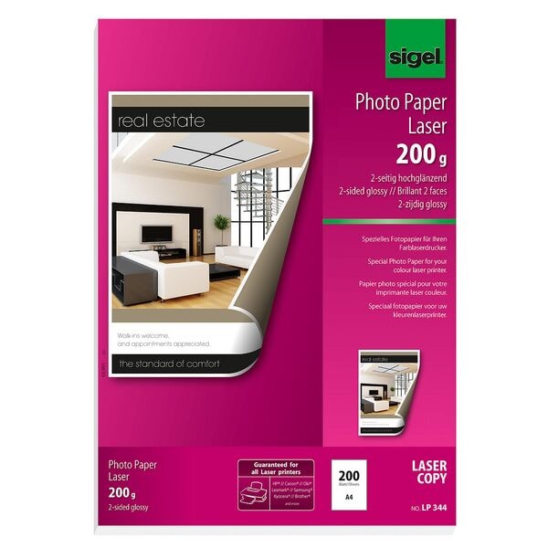 Sigel Fotopapier »LP344« DIN A4 200 g/m² 200 Blatt Image
