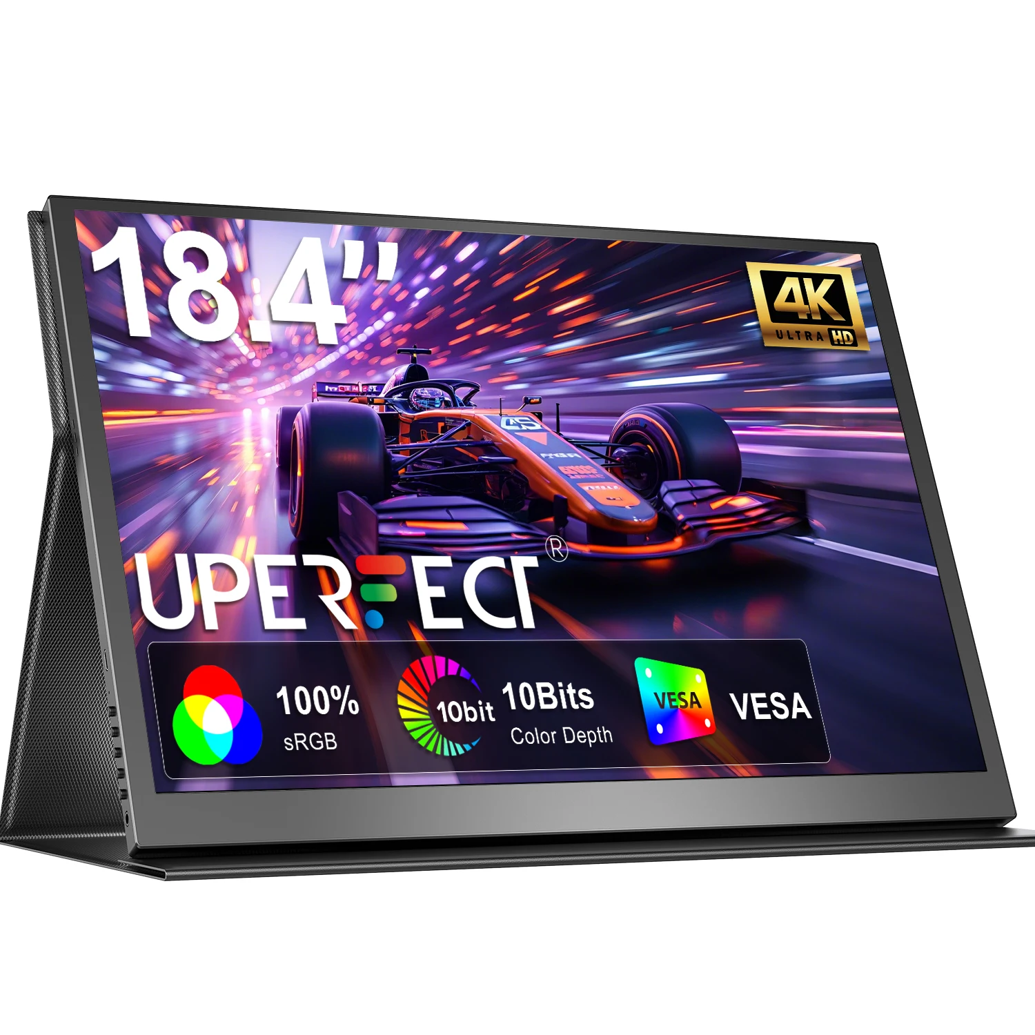 UPERFECT 4K moniteur portable 3840x2400 UHD 18" écran de jeu 100% sRGB FreeSync voyage deuxième écran d