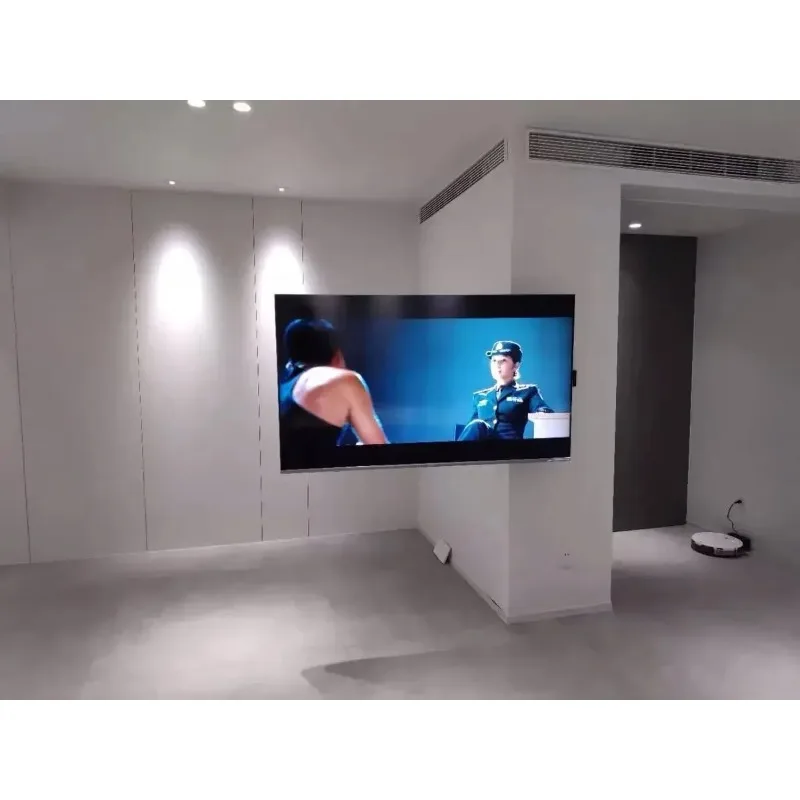 32-85 Zoll motorisierter elektrischer Schwenkarm, voll bewegliche TV-Wandhalterung, intelligente Fernbedienung, Schwenkarme, TV-Wandhalterung Image