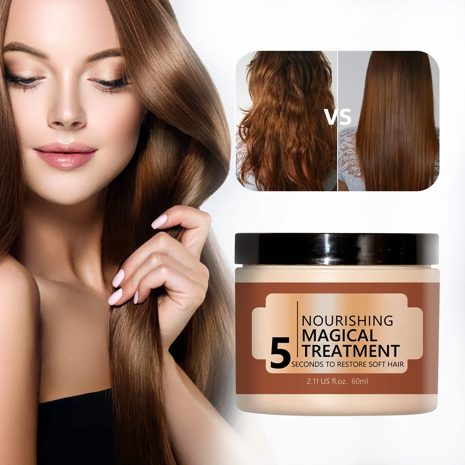 Magical Hair Mask Smooth Hair Care Cream Repair Dry Frizz Damage Keratin Treatment Masks Deep Moisturize Nourishing Hair Care