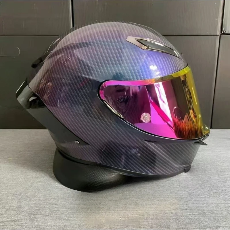 DOT Genehmigt Iridium Helm Männer Reiten Full Face Motorrad Helm Motocross Big Spoiler GPR GPRR Helm Capacete Casque Image