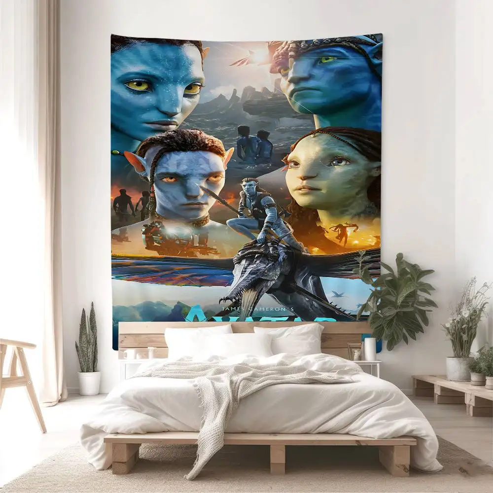 A-Avatar T-The W-Way O-Of W-Water Anime Wandteppich Hängende Tarot Hippie Wandteppiche Wohnheim Wandbehang Blätter