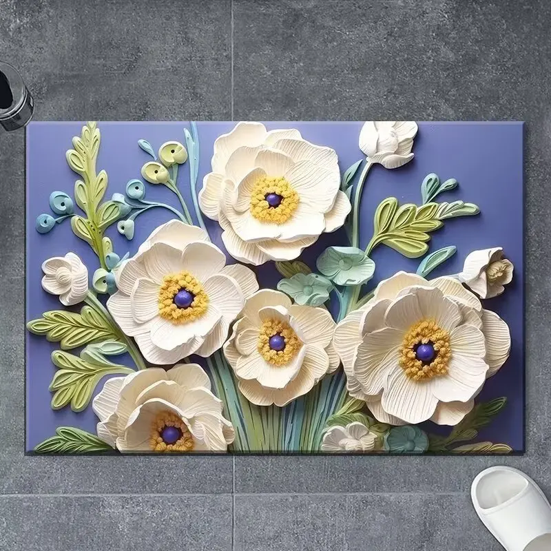 Kieselalgen Schlamm saugfähige Matte Badezimmer Bodenmatte Toilette Bodenmatte Toilette Toilette Toilette Eingang rutschfeste Bodenmatte