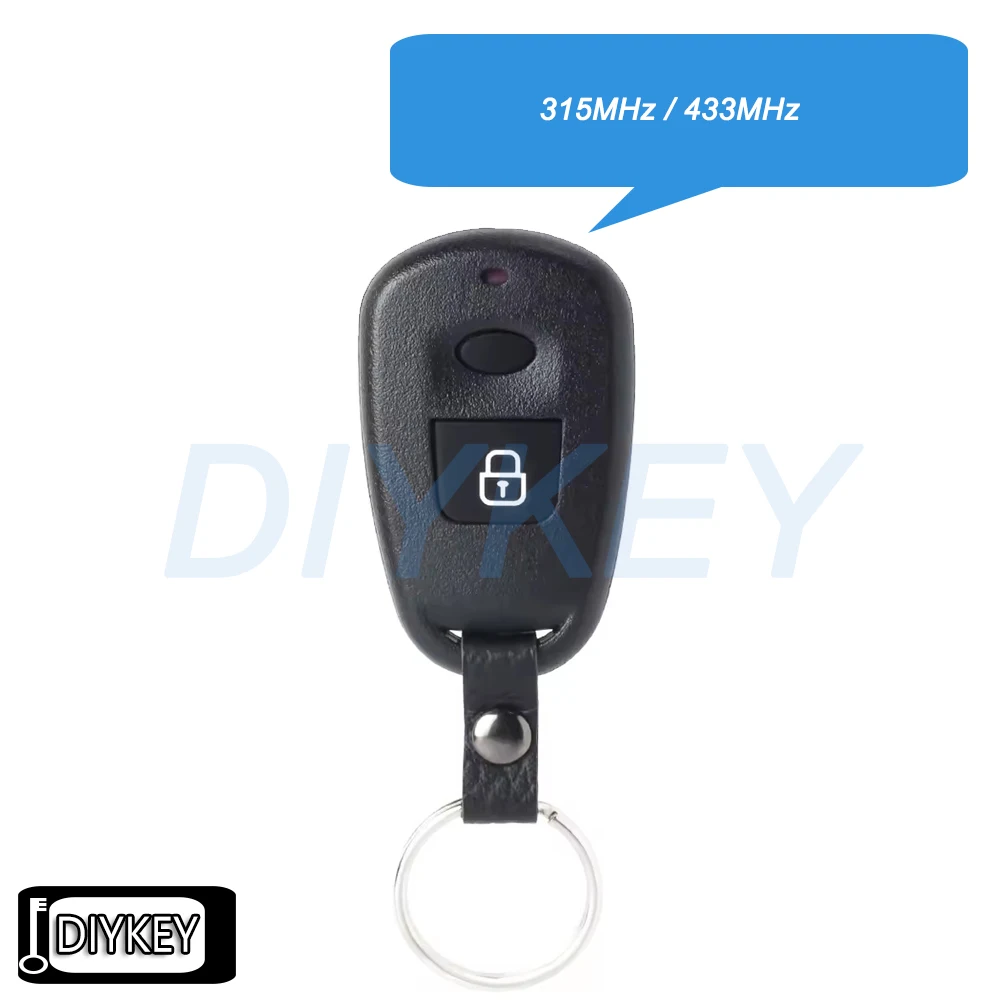 2 Tasten Fernbedienung Autoschlüsselanhänger 315 MHz / 433 MHz Ersatz für Hyundai Old Elantra Santa Fe Image