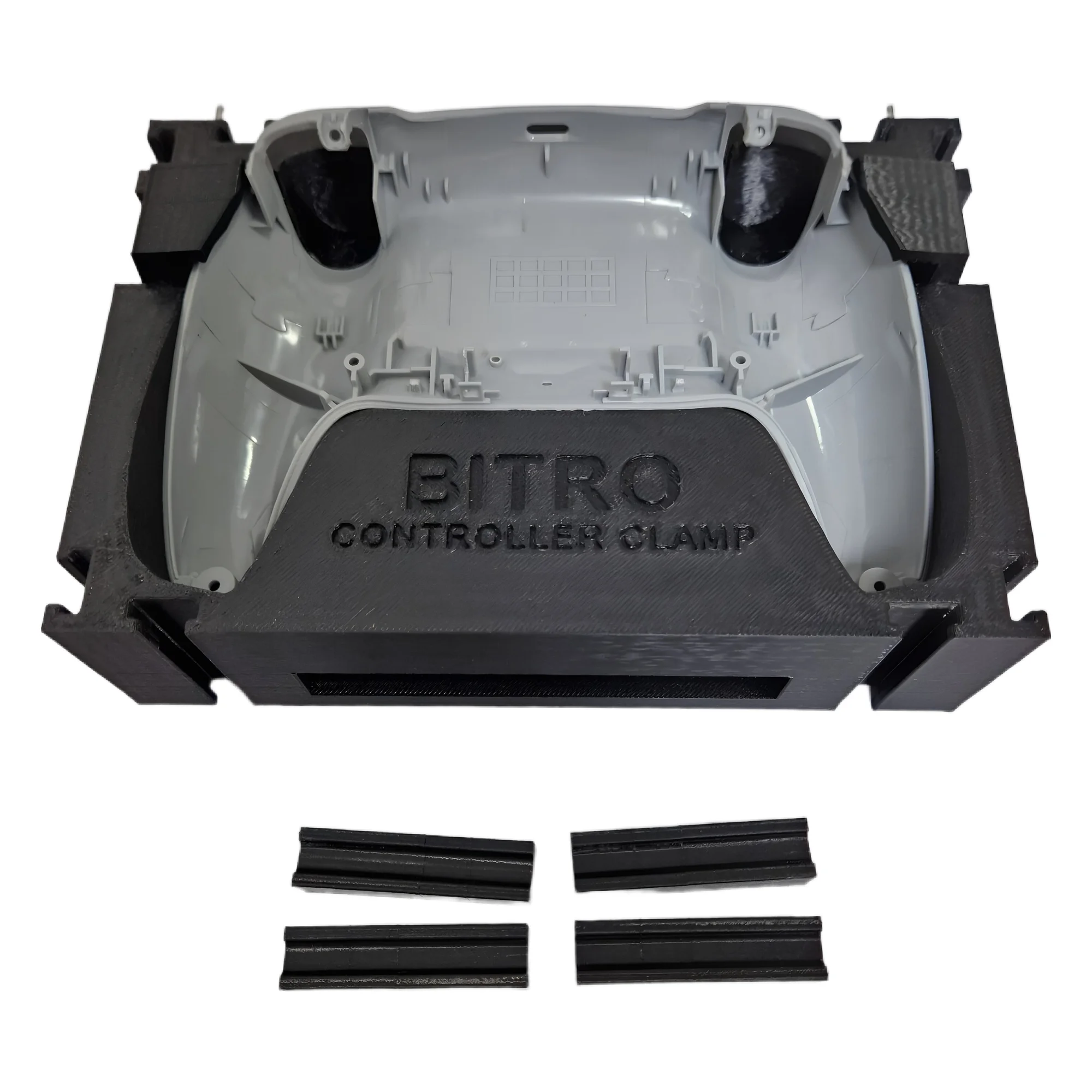 BITRO ® CNC-Befestigung / PS5-Controller und Backcase-Klemme zur Montage von Dualsense-Schale an einer CNC-Maschine für die Paddle-Installation von Drill Image