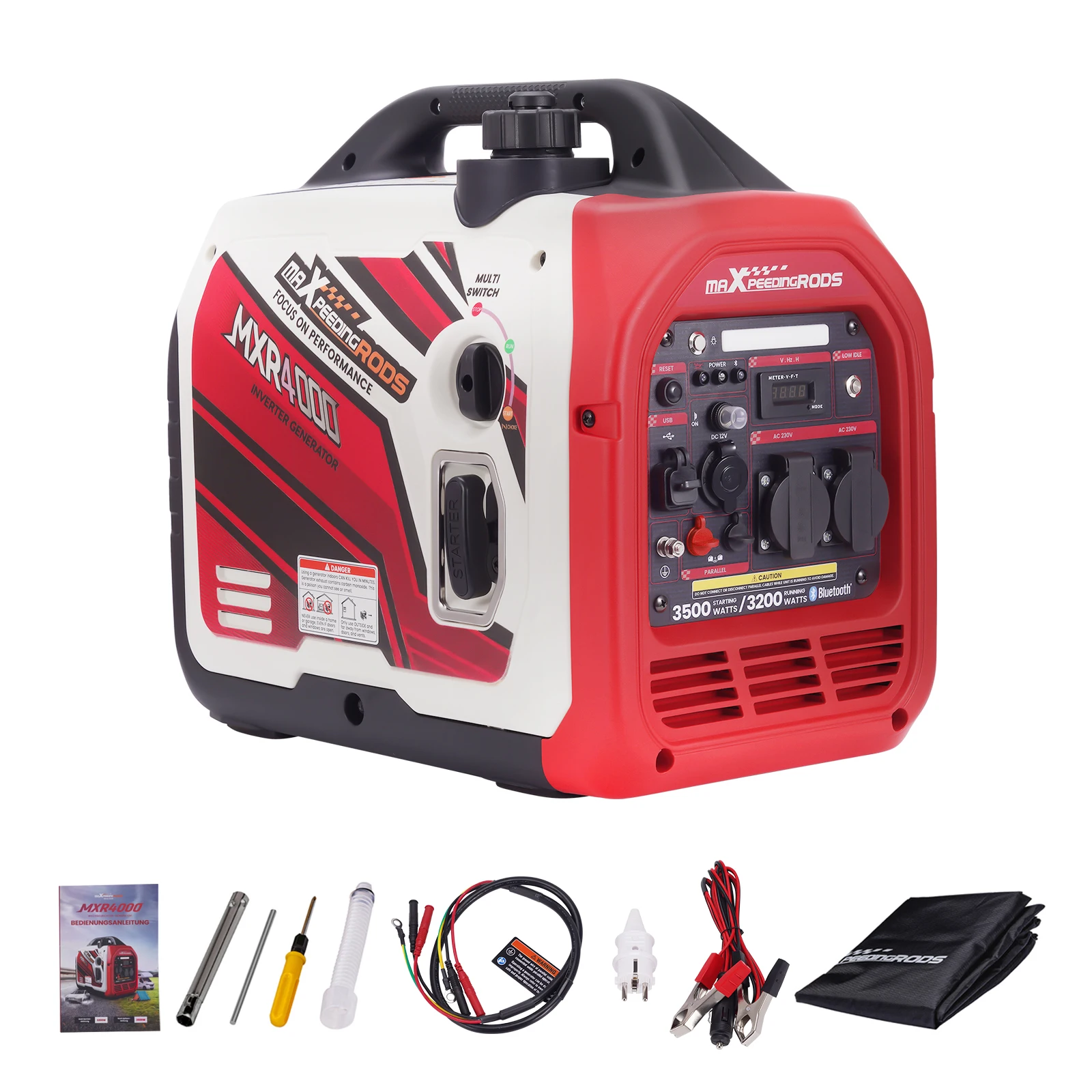 3,2 KW 230V Inverter Generator Bluetooth-kompatibel Stille für Camping Image
