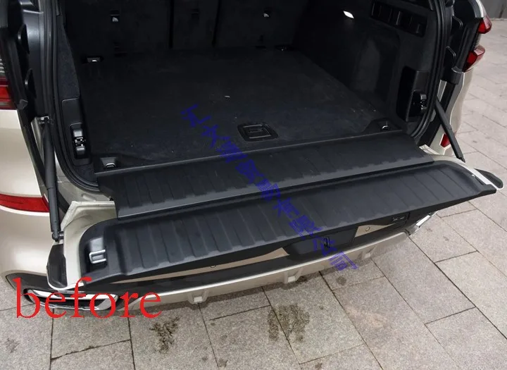 Für BMW X5 G05 2019-2024 Edelstahl Hinten Stamm Verschleißplatte Tür-Schwellen Abdeckung Molding Garnieren Günstige 3PCS Image
