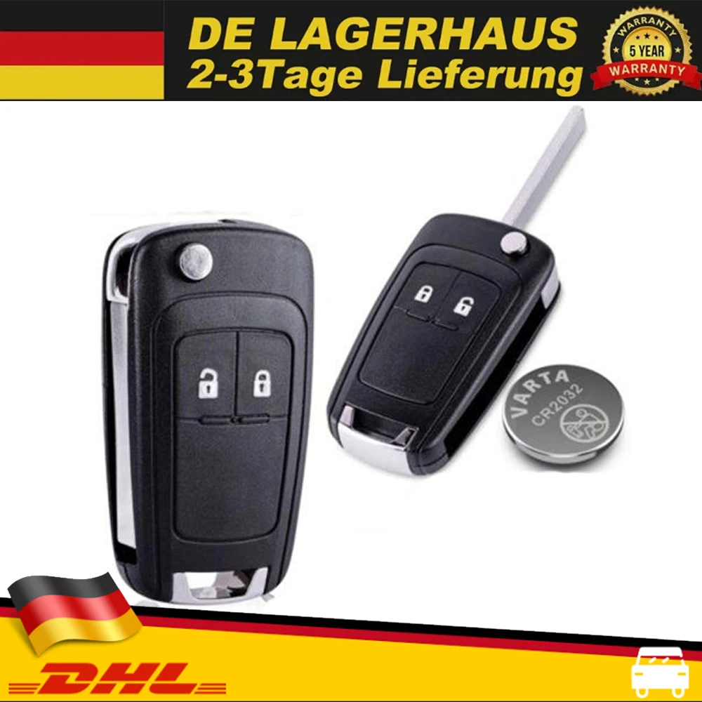 Custodia per chiave pieghevole per auto di alta qualità per Opel Insignia Astra J Zafira Corsa E Meriva Adam Custodia per chiave remota Shell