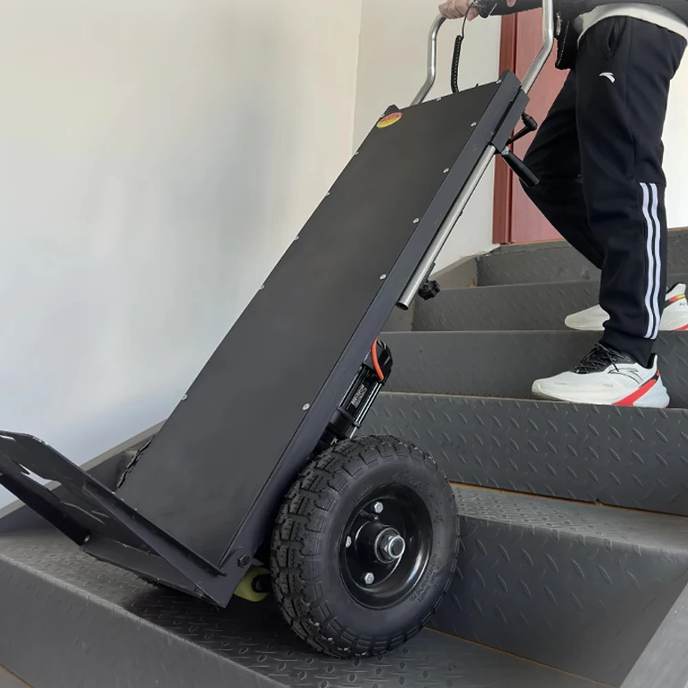 350 kg 1200 W elektrischer Treppensteigerwagen, Handwagen, Treppensteiger, Handwagen, Kletterwagen, flacher LKW Image