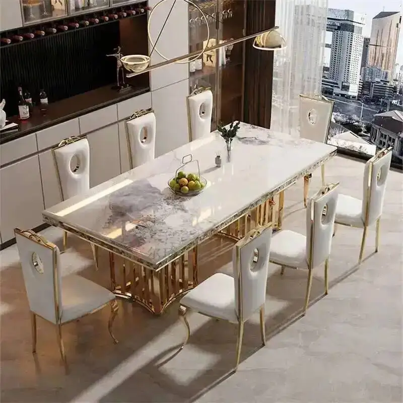 Mobili in acciaio inossidabile Sedie da pranzo moderne Sedie da tavolo da pranzo per la casa Sedia da pranzo in flanella nordica Sedia con schienale per ristorante M