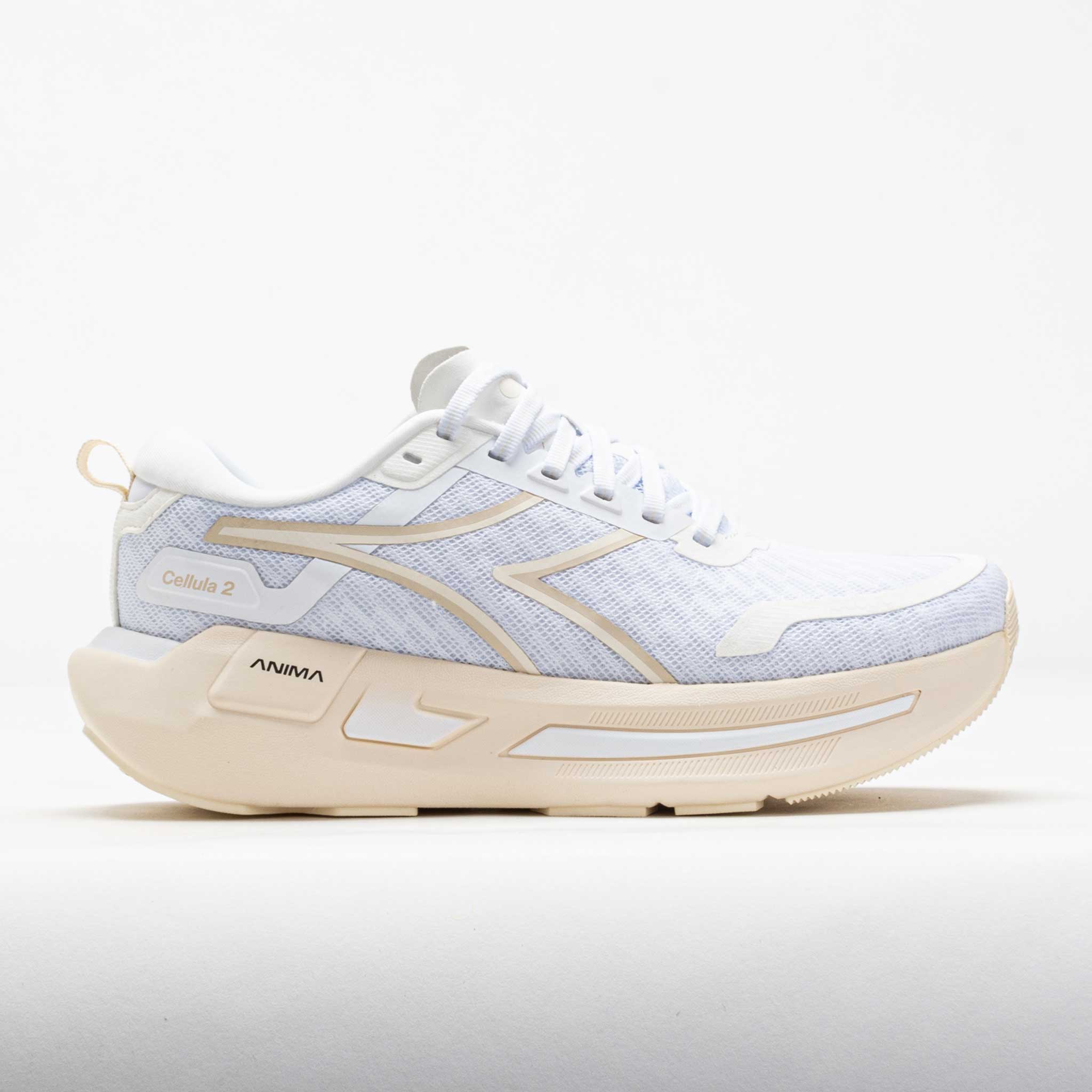 Diadora Cellula 2 Women's Running Shoes White/Whisper White