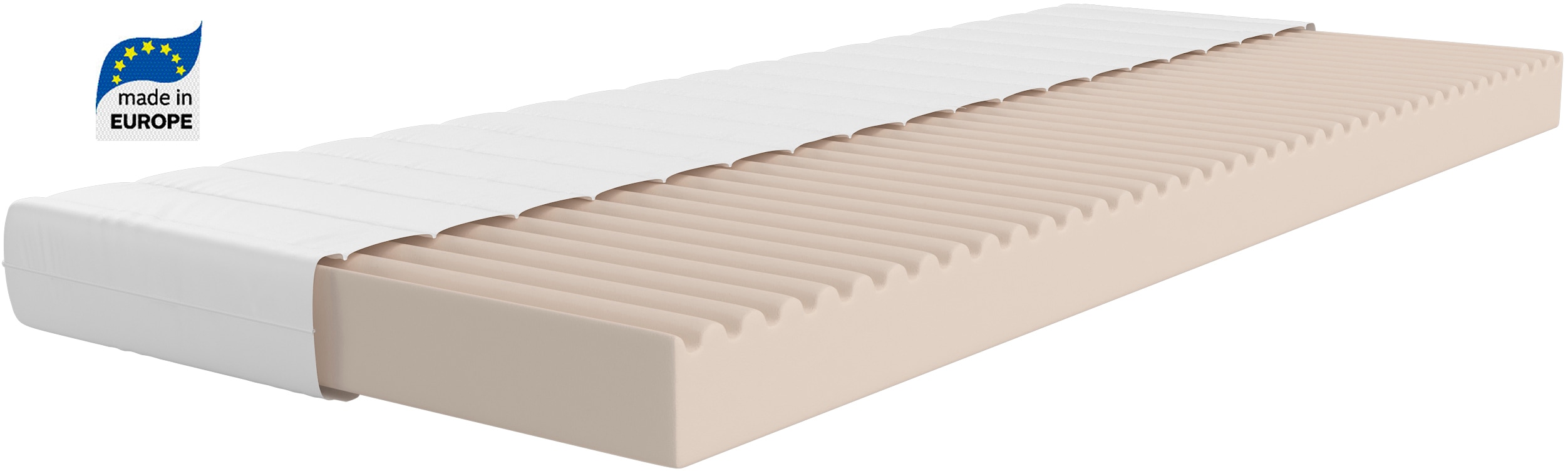 Komfortschaummatratze MY HOME "NEUHEIT: Livja 13, 7-Zonen Matratze 90x200 cm, 140x200 cm & mehr", weiß, B:120cm H:13cm L:200cm, Bezug: 100% Polyester. Steppfüllung: 100% Polyester, Matratzen, Komfortschaummatratze, Wendematratze, ergonomisch,...