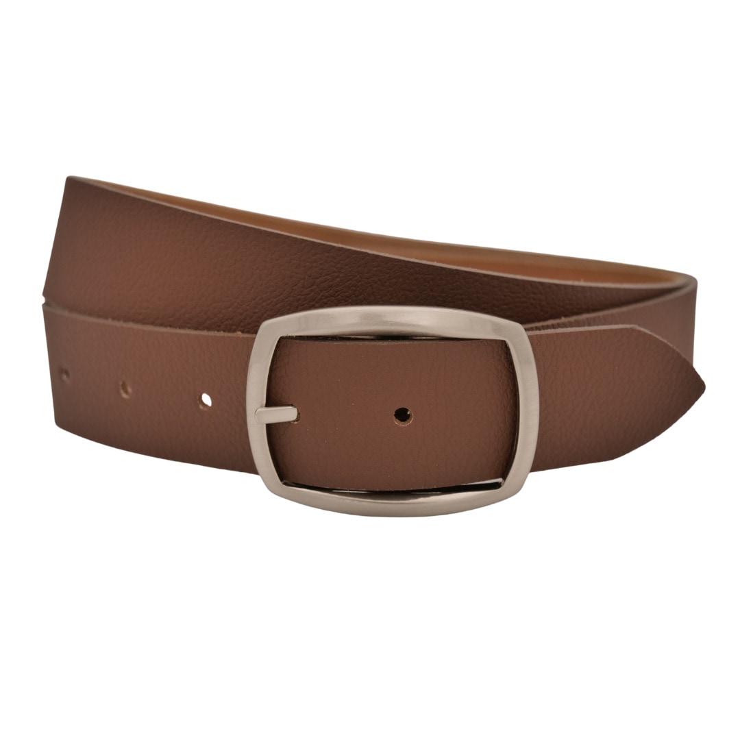Ledergürtel ANNAMATONI "AnnaMatoni Ledergürtel Lui Ledergürtel Lui", Damen, Gr. TW115 - 130cm Gesamtlänge, braun (braun 690), 100% Leder, Gürtel Ledergürtel