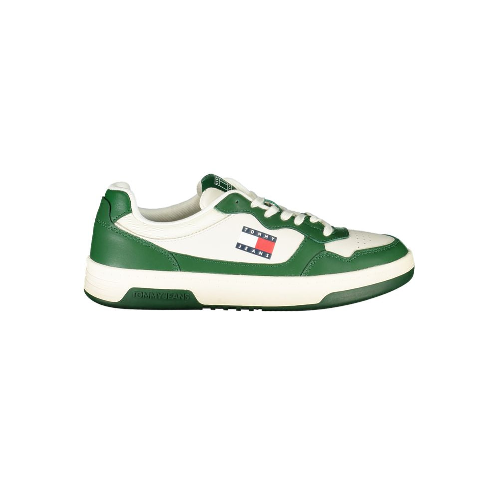 Tommy Hilfiger Weiße Leder Herren Sneaker Image