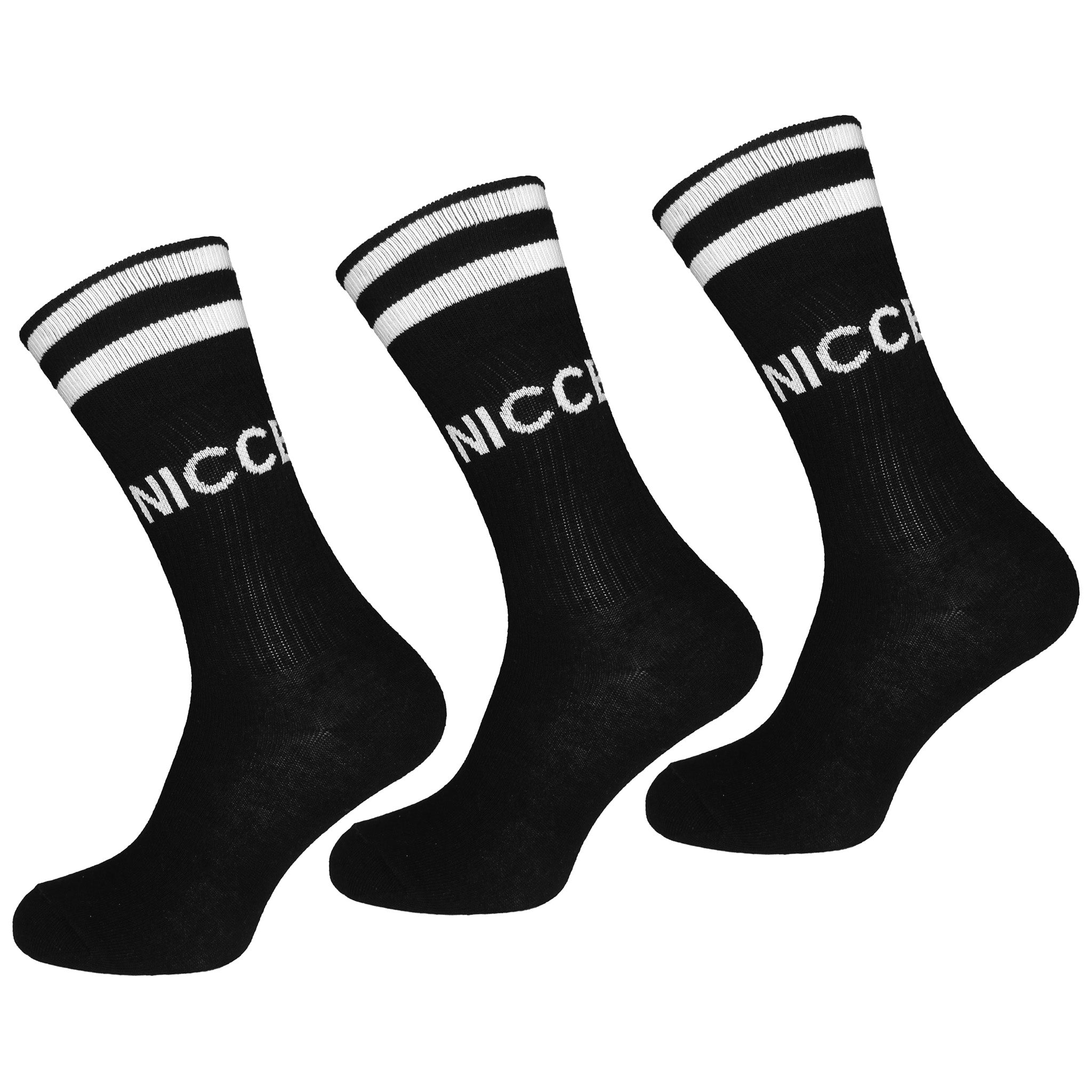 Nicce 3er-Pack Cavelette Herrensocken in Schwarz Image
